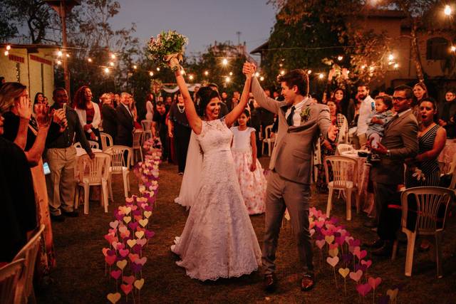 Casamento em espaço aberto