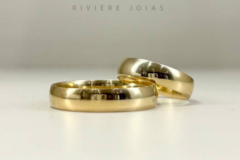 Ouro 18k - 5mm - Tradicional