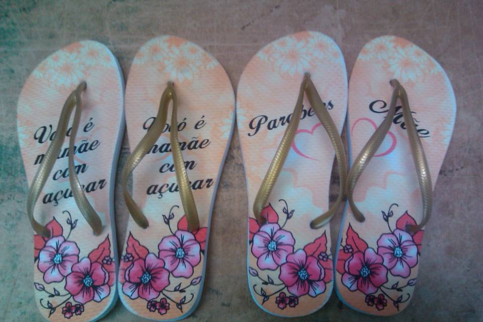 Chinelo personalizado