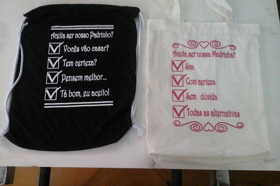 Ecobag/mochila convite