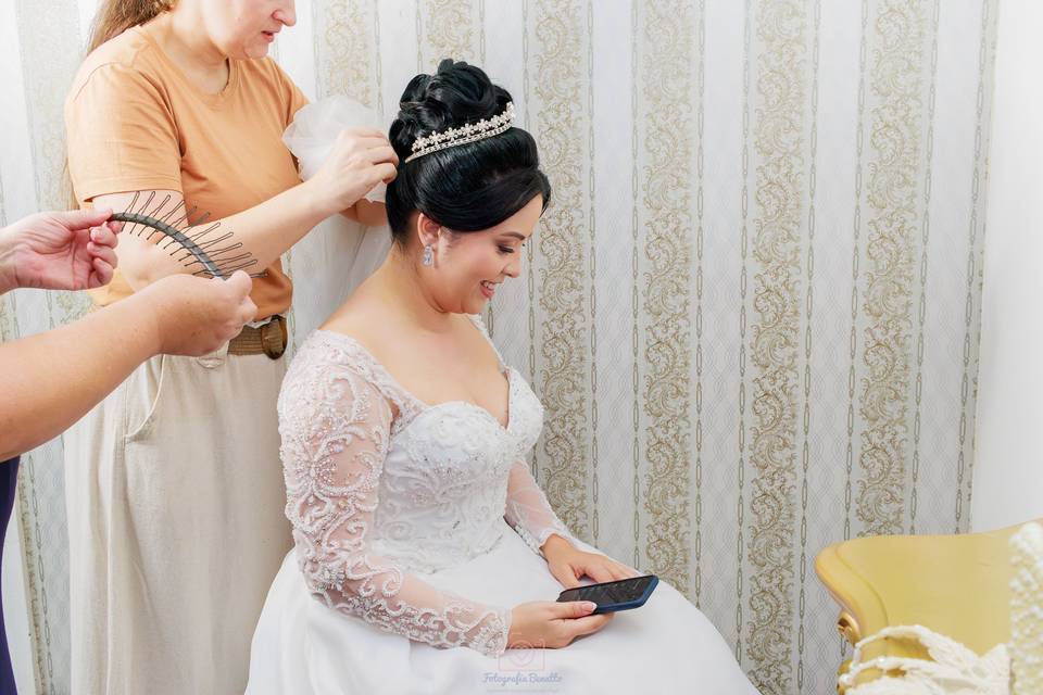 Making Off Noiva Rafaela