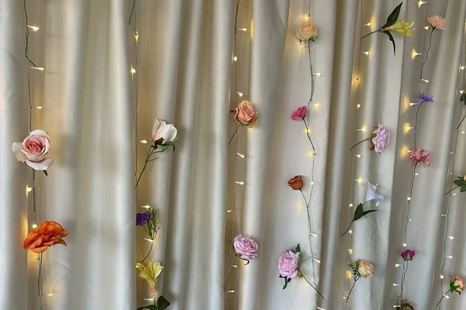 Cortinado recepção/cantinho pr