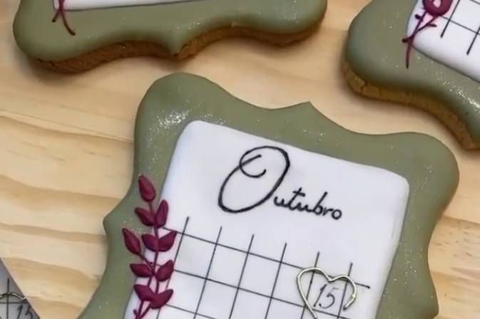 Biscoito calendário