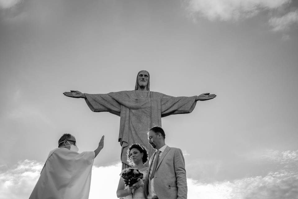 Casamento no cristo redentor