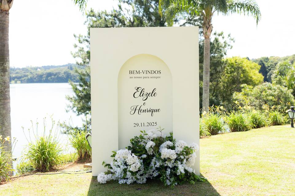Placa de Bem vindo