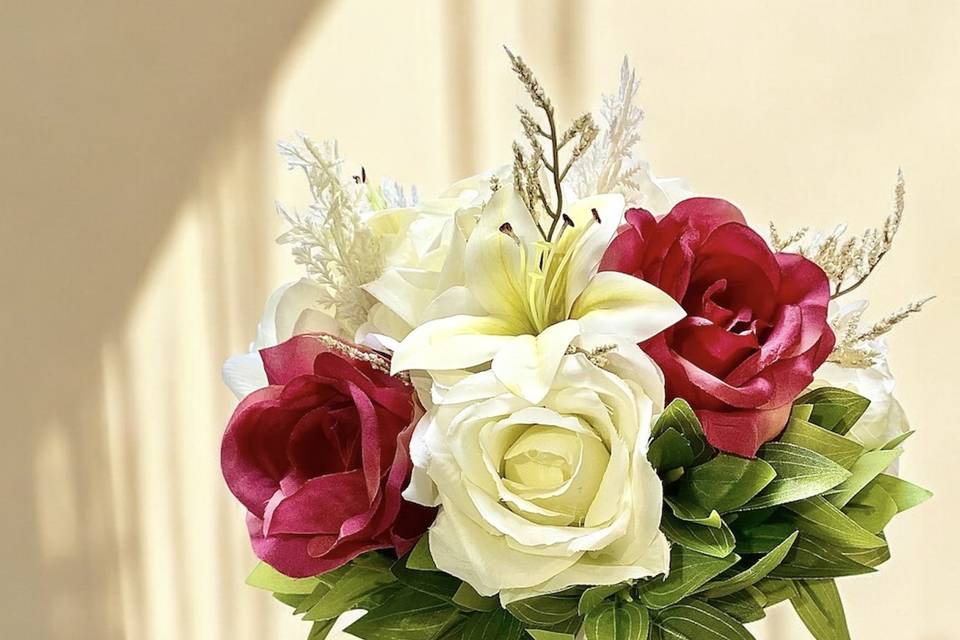 Buquê com cabo revestido