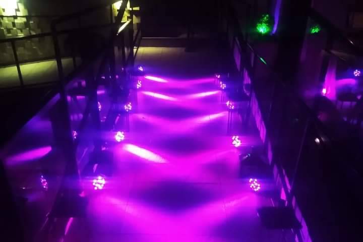 Pontos de luz cênicas