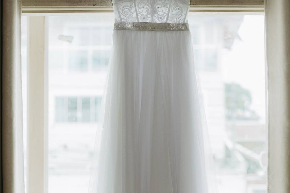 O vestido de noiva