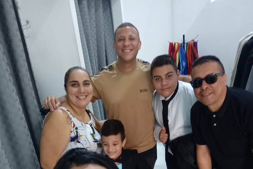 Roupa dos padrinhos