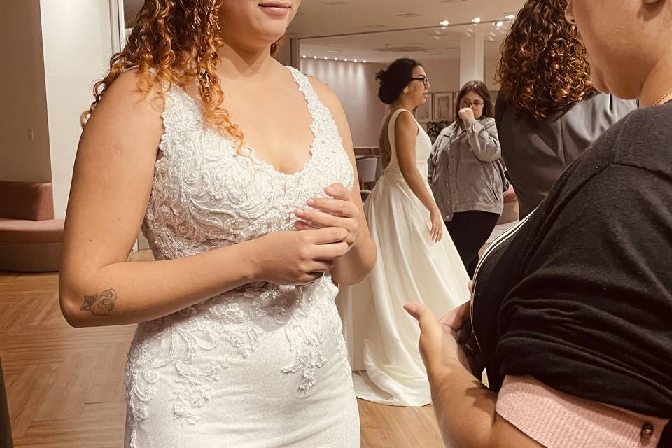 Escolha do vestido