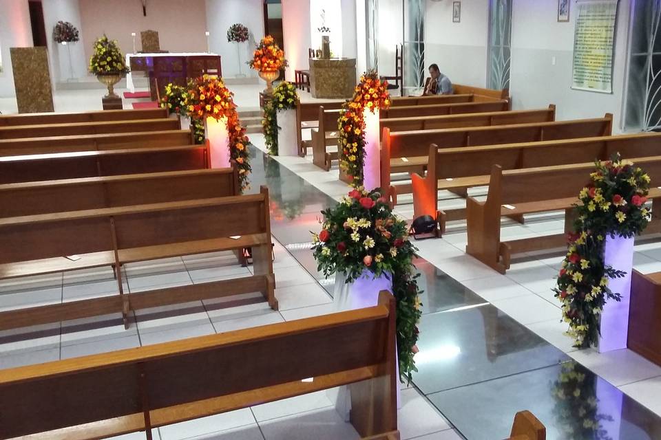 Decor com nave de espelho