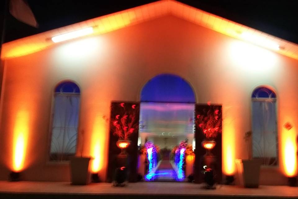 Parte externa da igreja
