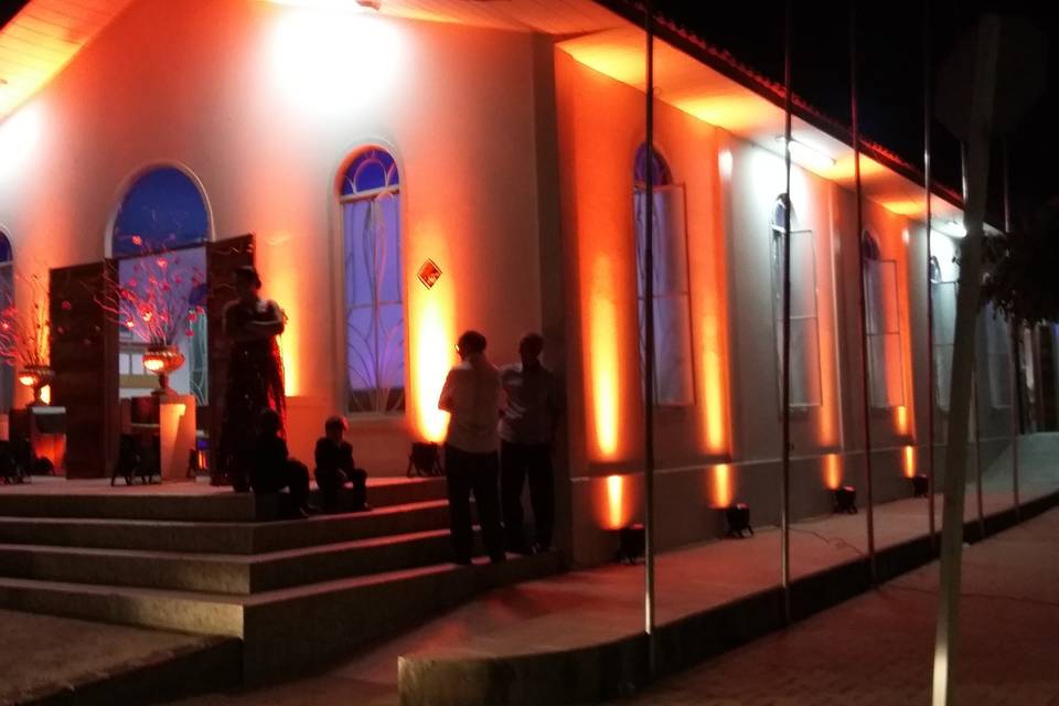Parte externa da igreja