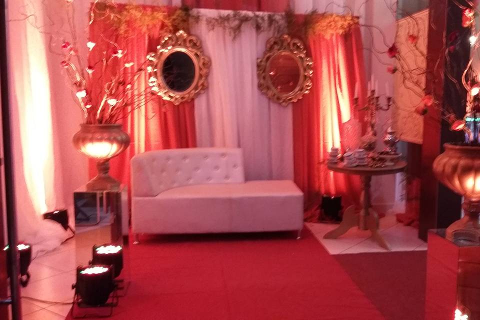 Entrada da festa