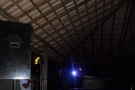 Equipamento de som e luz