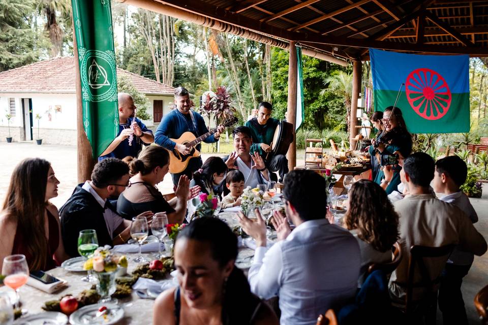 Formação musical na Festa