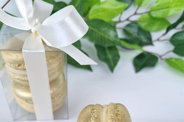 Macarons dourado