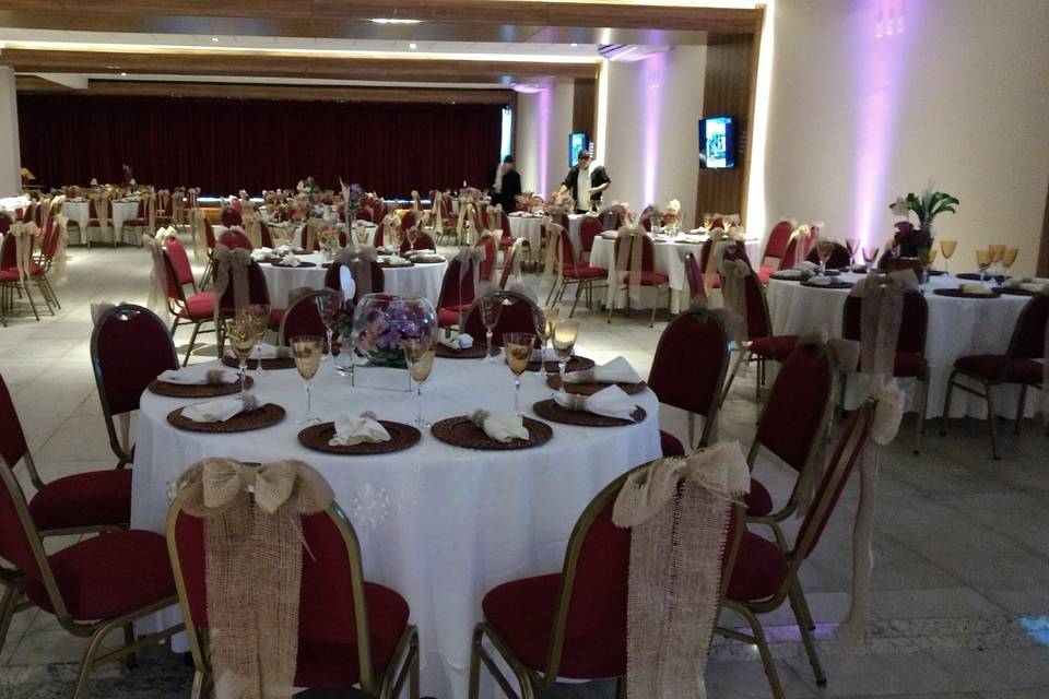 Salão de Eventos Decorado