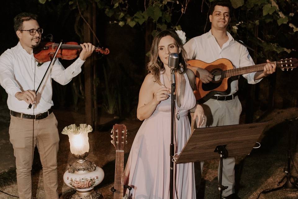 Trio voz, violão e violino