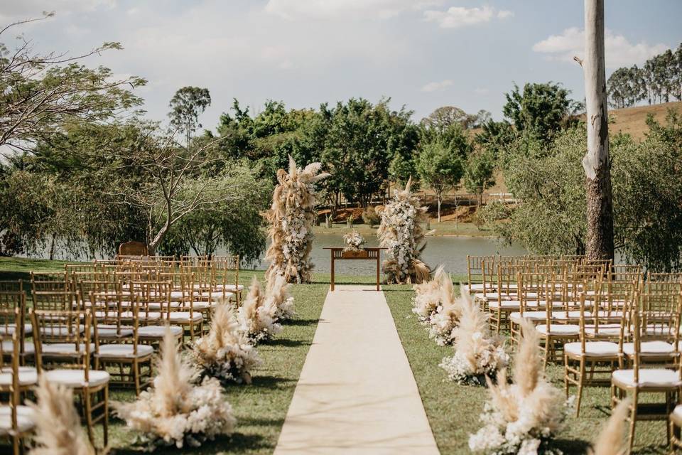 Casamento ao ar livre