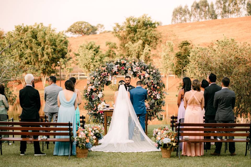 Casamento ao ar livre