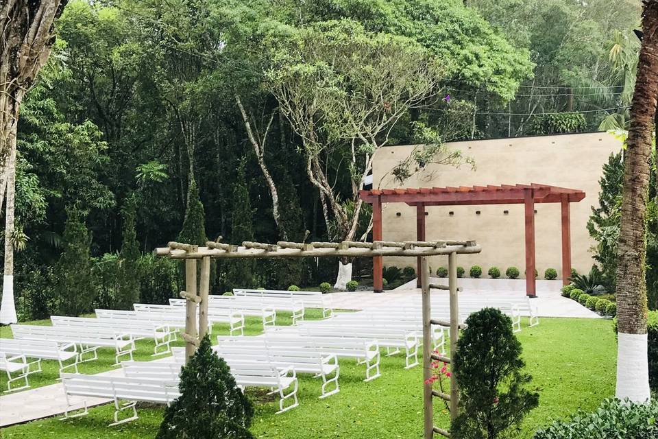 Área de cerimônia de casamento