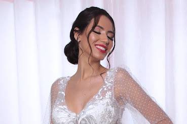 Vestido em tule poã
