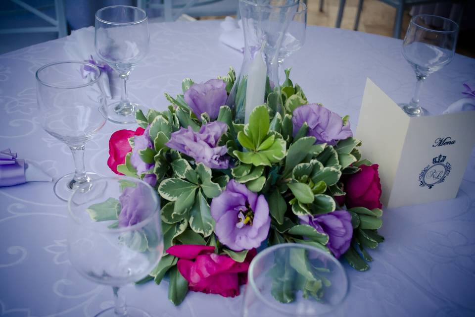 Mesa de festa debutante