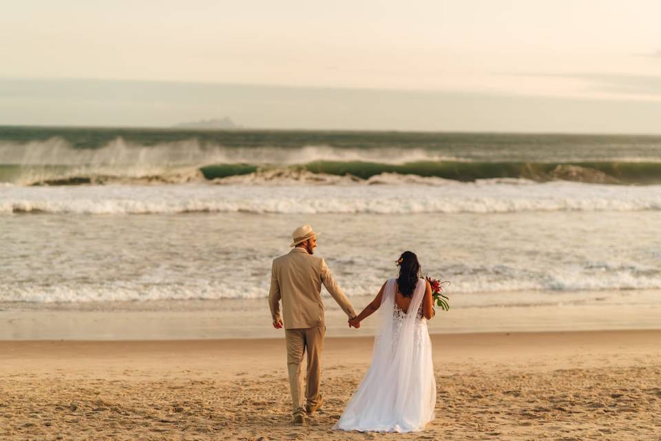 Cerimônia pé na areia