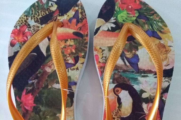 Chinelo tropical