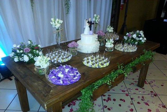 Mesa do casamento