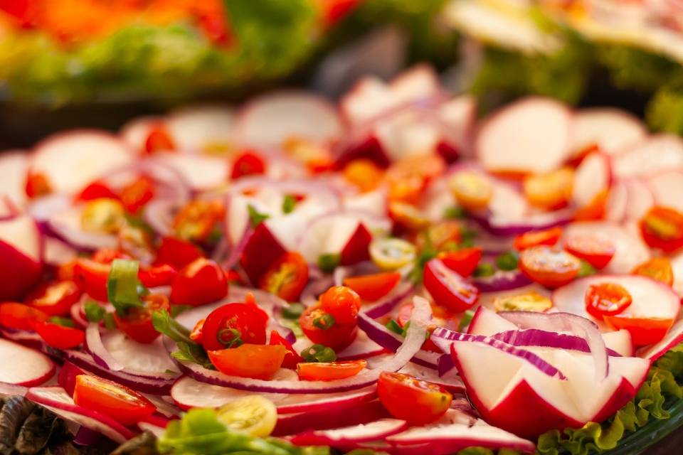 Saladas variadas