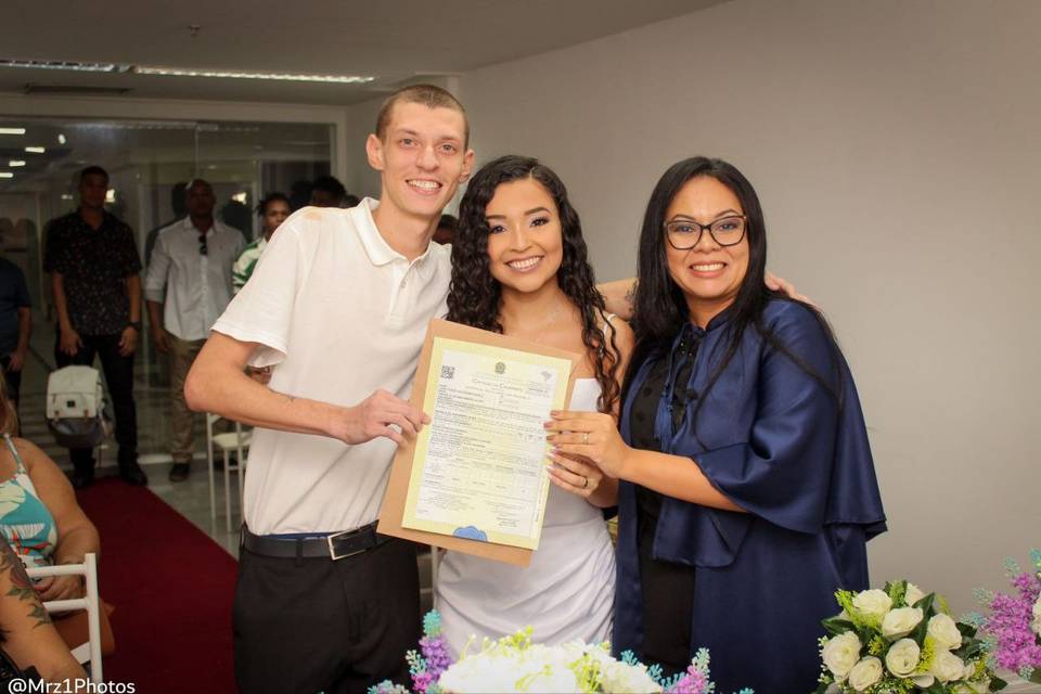 Casamento civil na sede