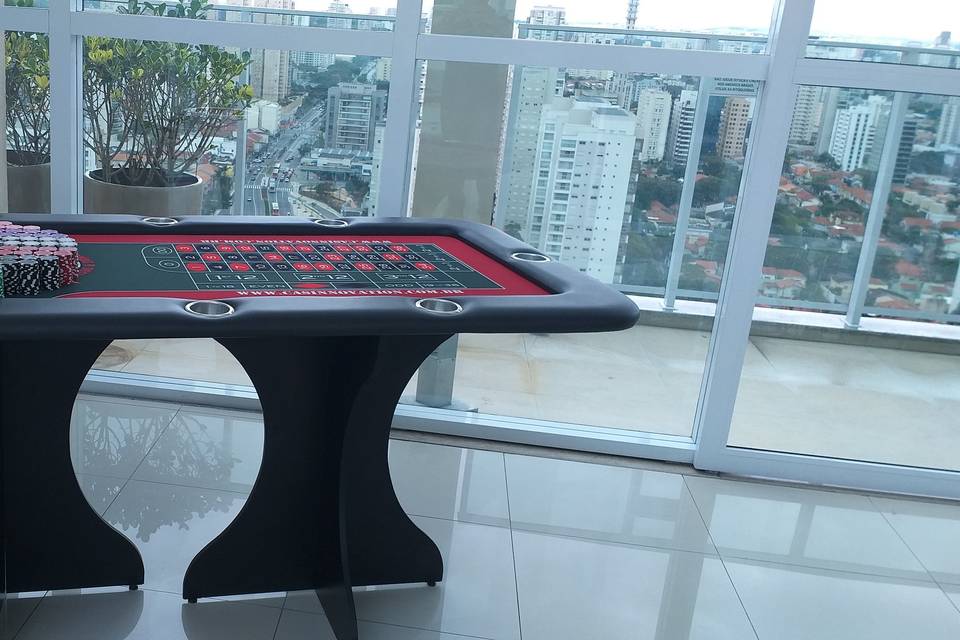 Mesa jogo roleta