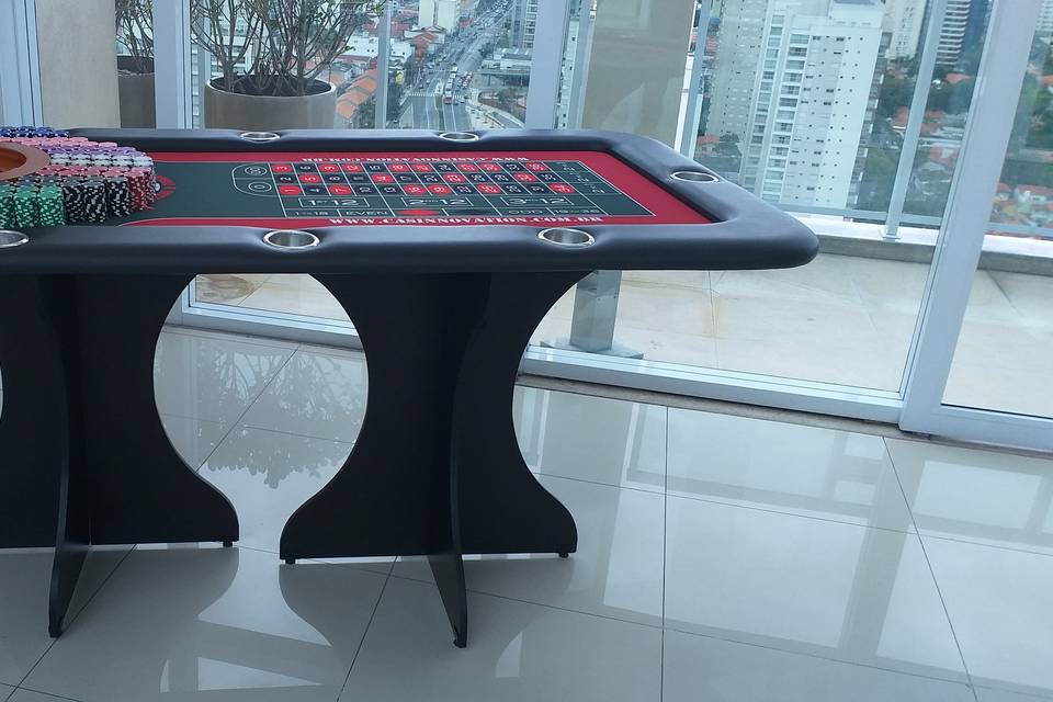 Mesa jogo roleta