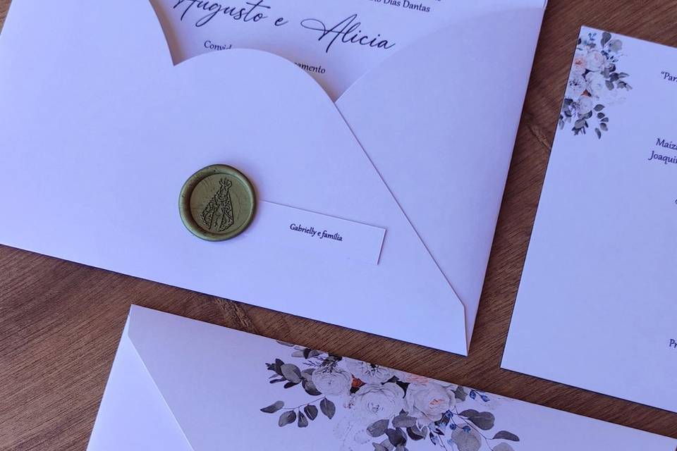 Convite verde oliva
