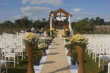 Casamento ao ar livre