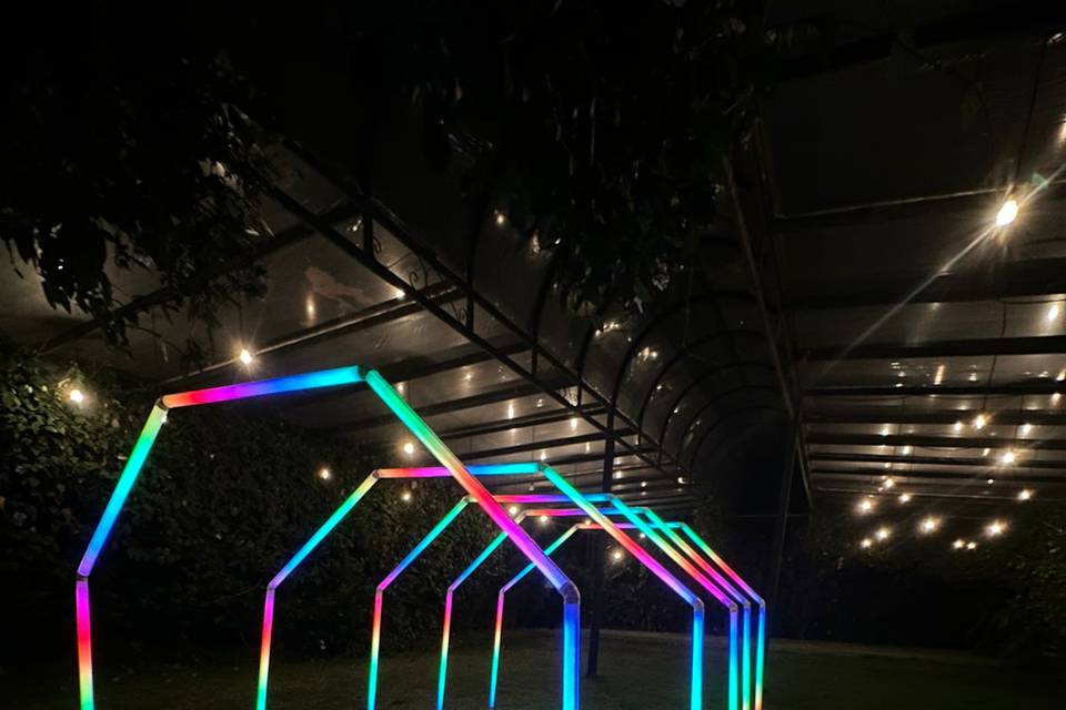Túnel de led