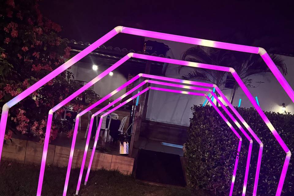 Túnel de led