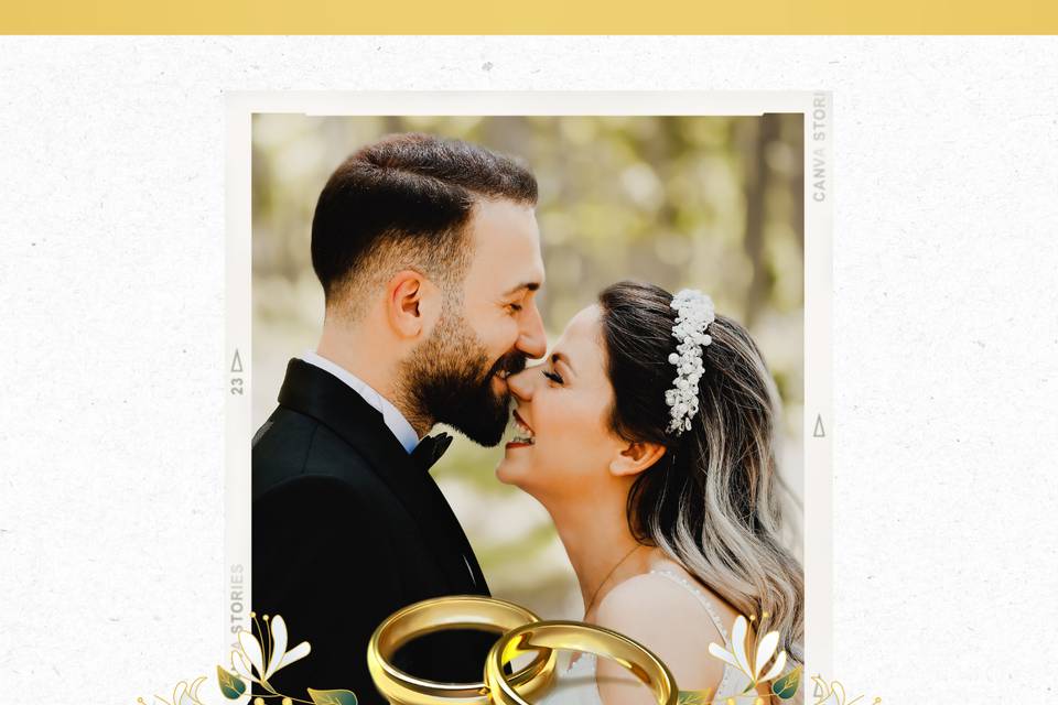 Convite de casamento