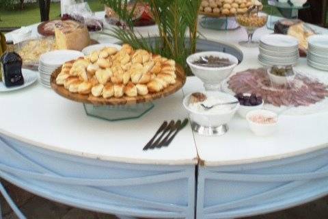 Decoração para o evento