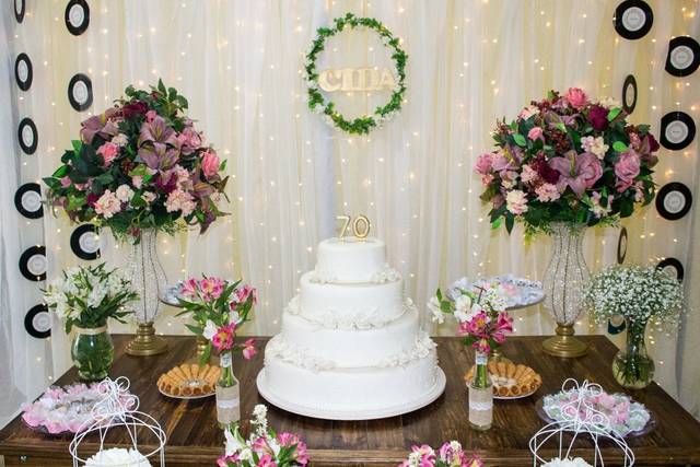 Decoração 70 anos