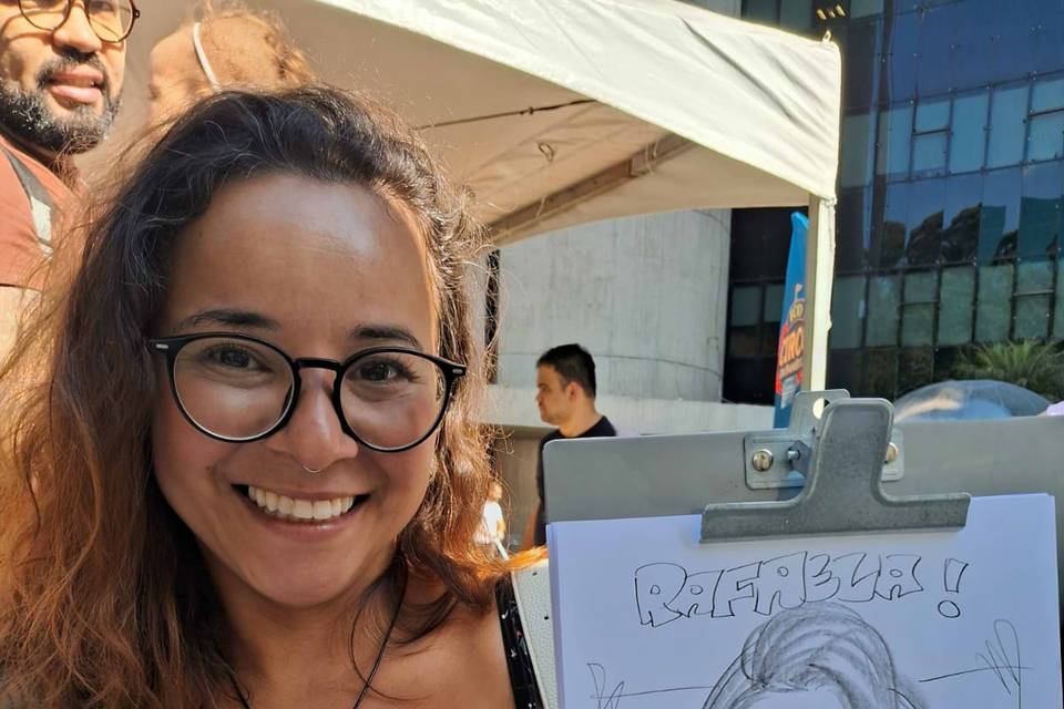 Caricaturas ao vivo!