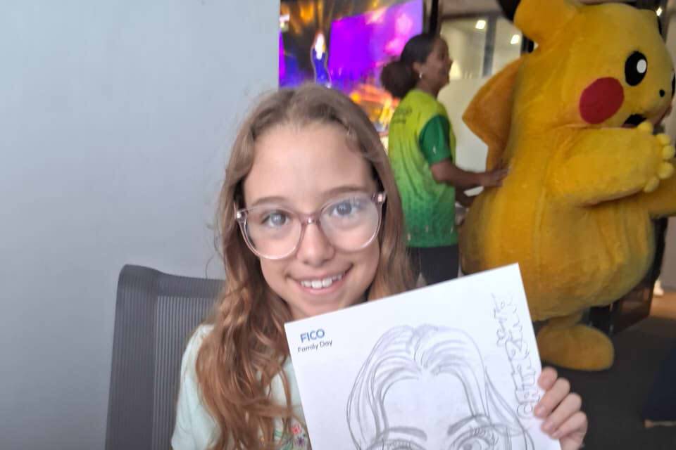 Caricaturas ao vivo!