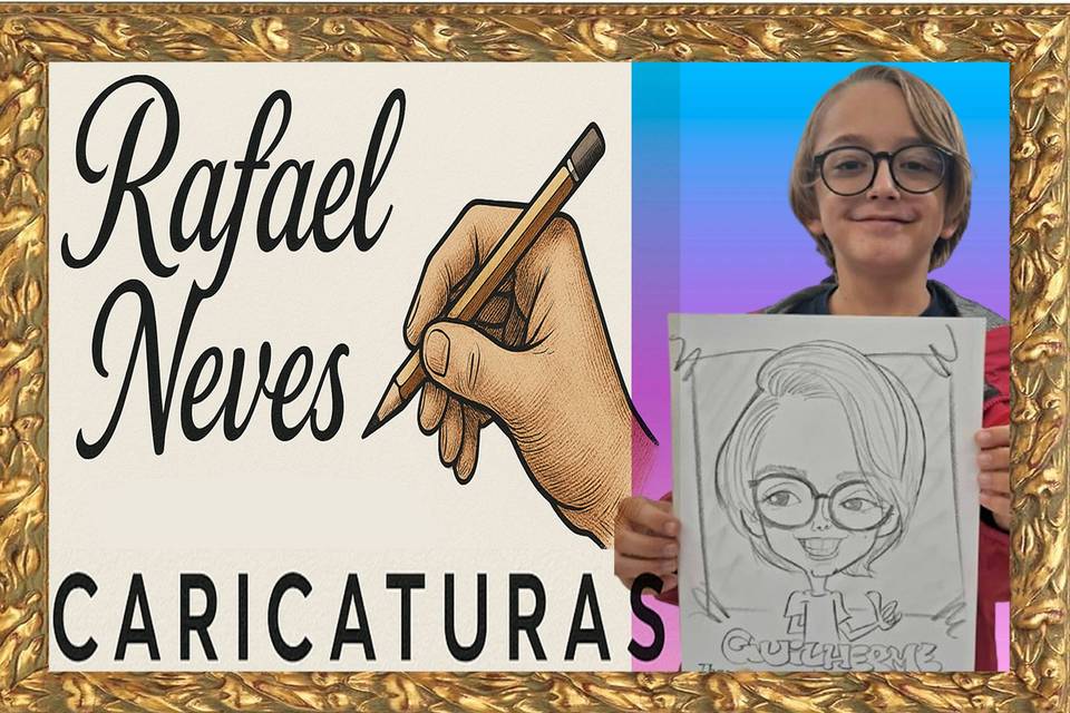 Caricaturas em sua festa!