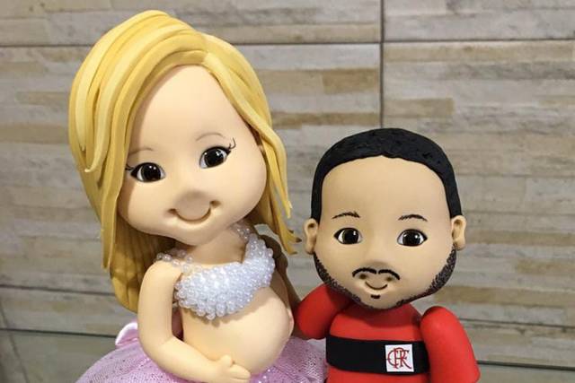 Com olhos resinados 3D