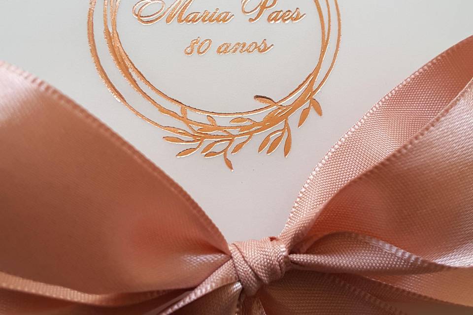 Convite Maria 80 anos