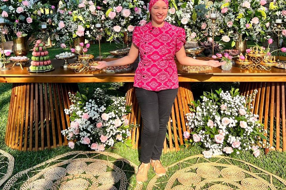 Mesa linda romântica