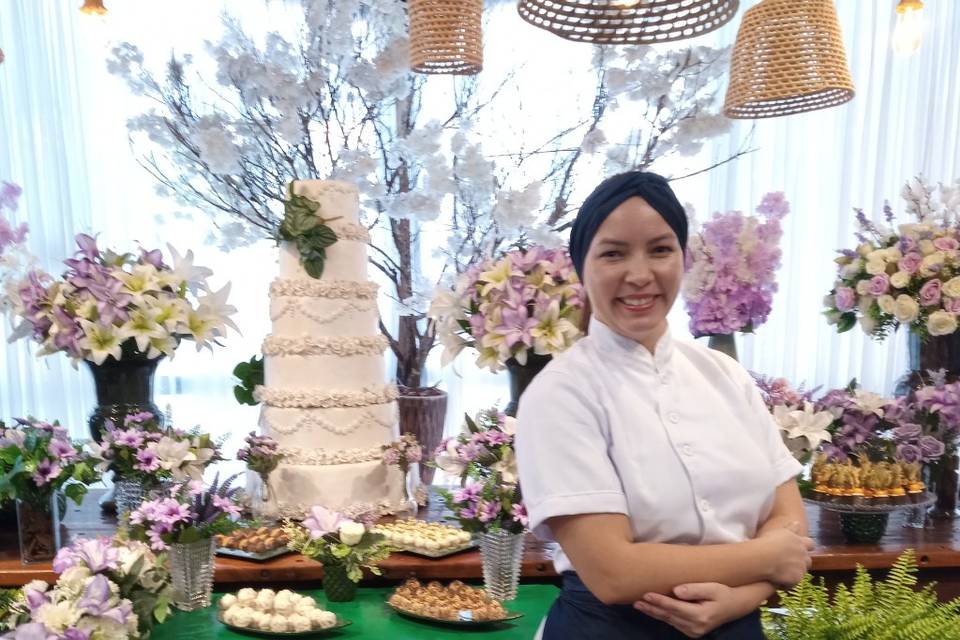 Mesa linda romântica