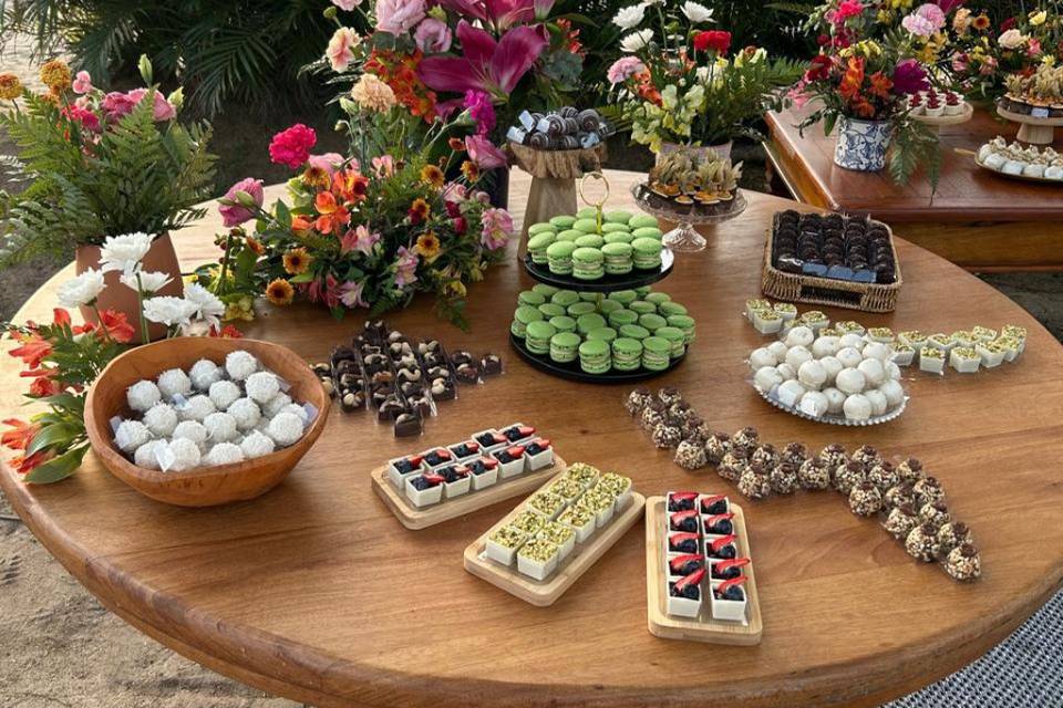 Mesa de doces Ilhabela